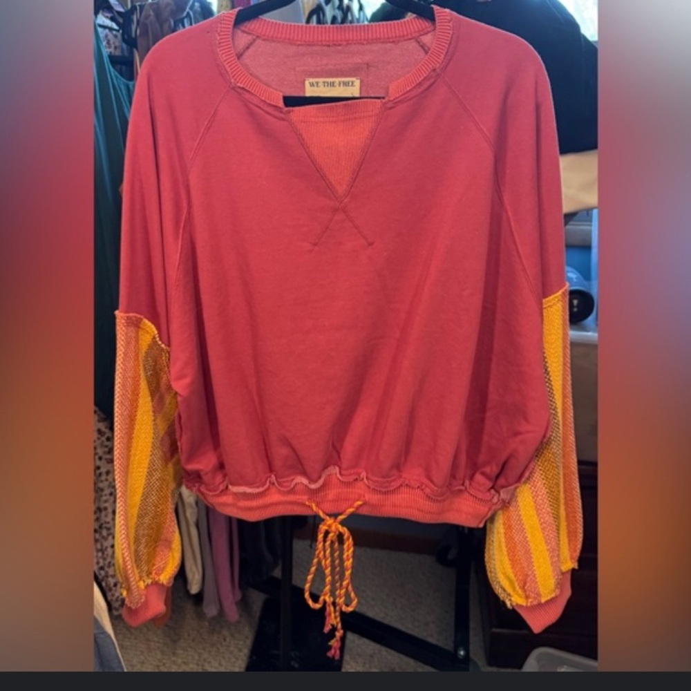 We The Free Pink and Orange Sweatshirt - Picture 5 of 15